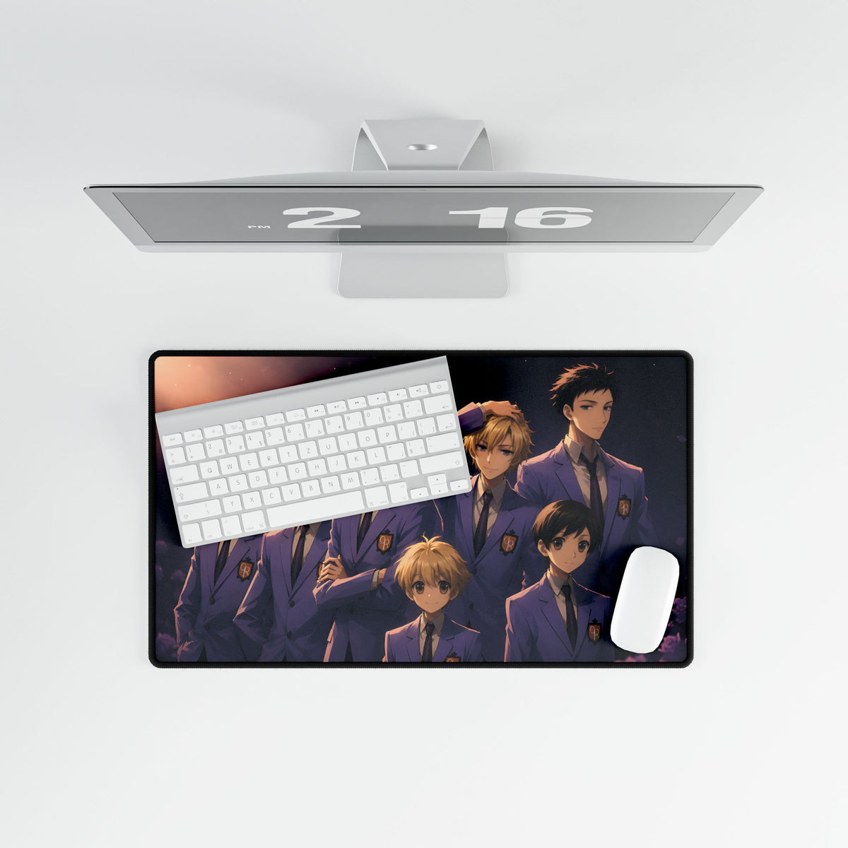 Anime School Uniform Boys Desk Mat | Large Gaming Mouse Pad