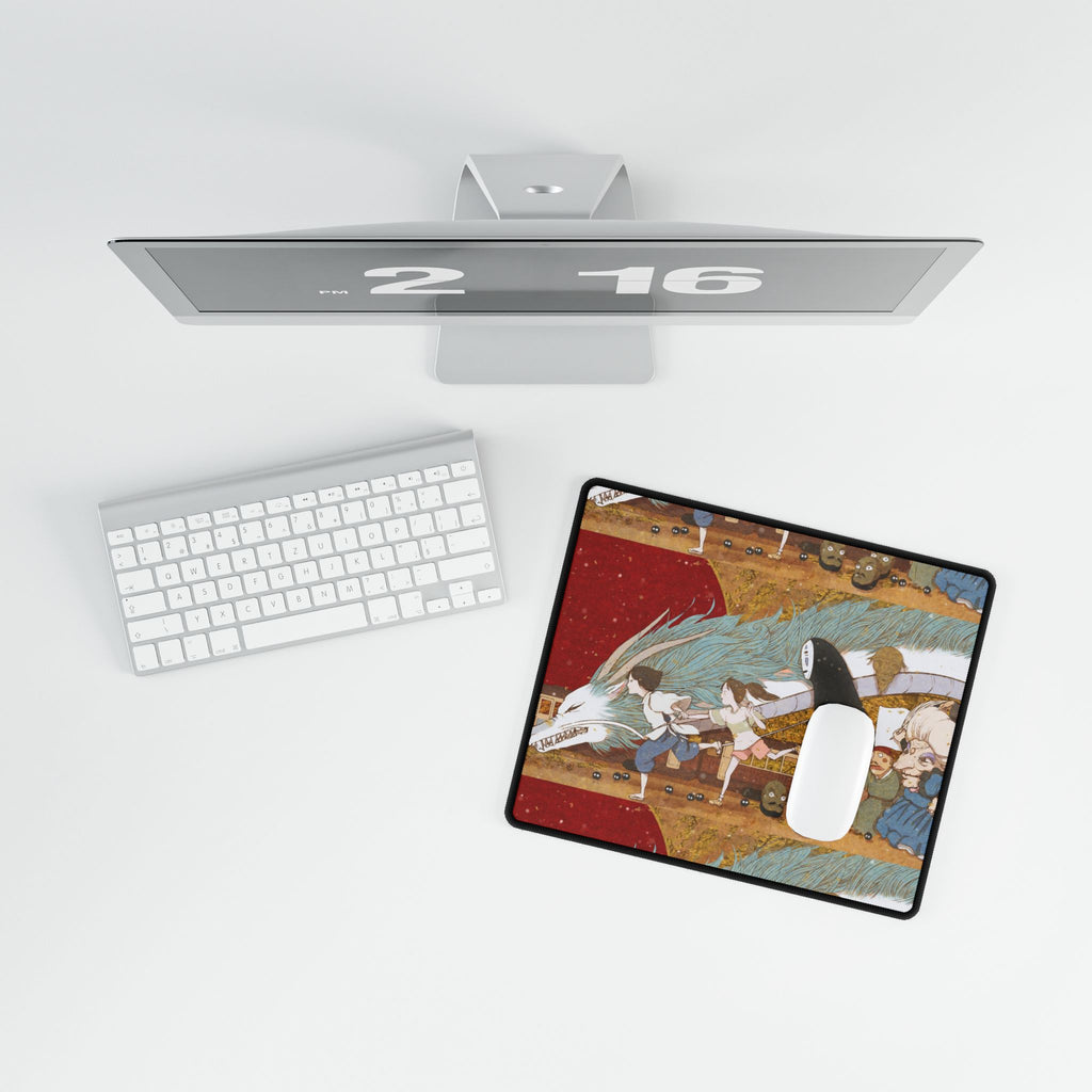 Spirited Away Anime Desk Mat | XL Gaming Mouse Pad, Studio Ghibli Home Office Decor