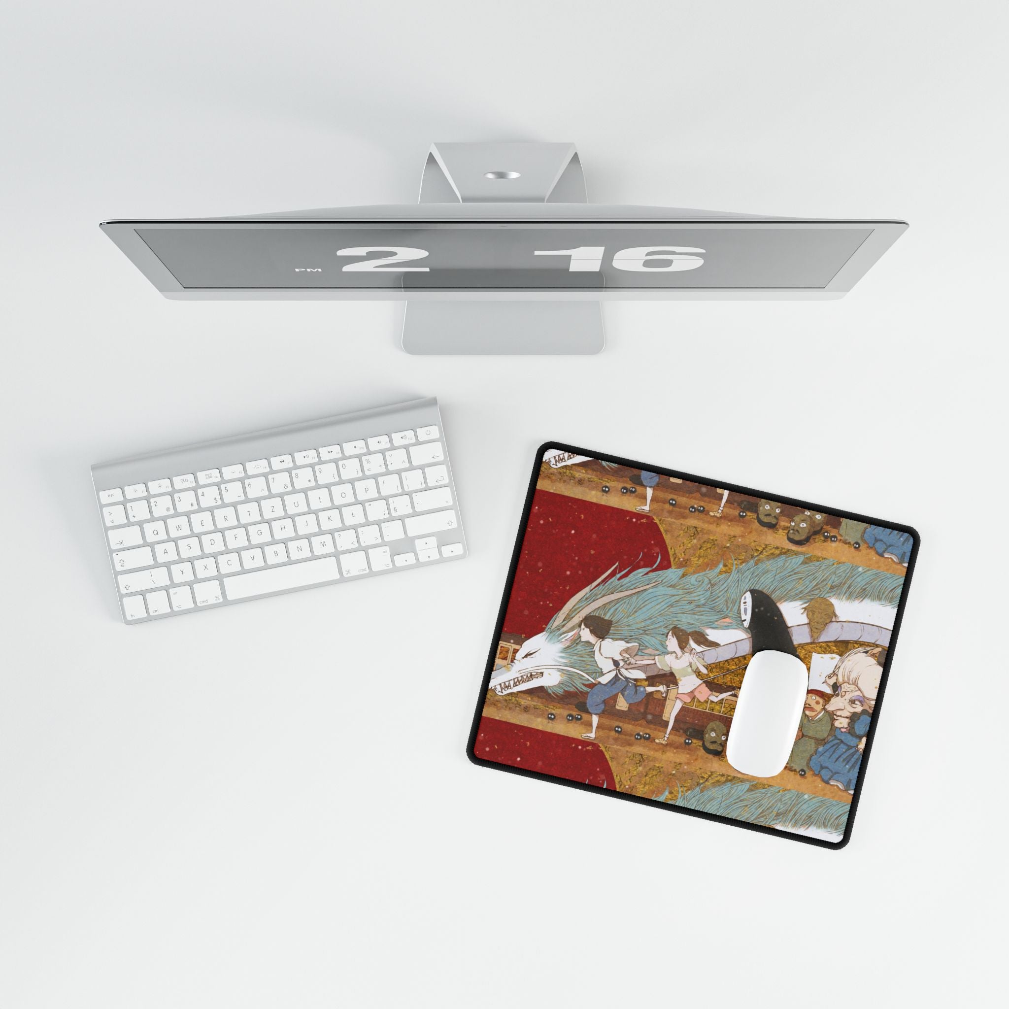 Spirited Away Anime Desk Mat | XL Gaming Mouse Pad, Studio Ghibli Home Office Decor