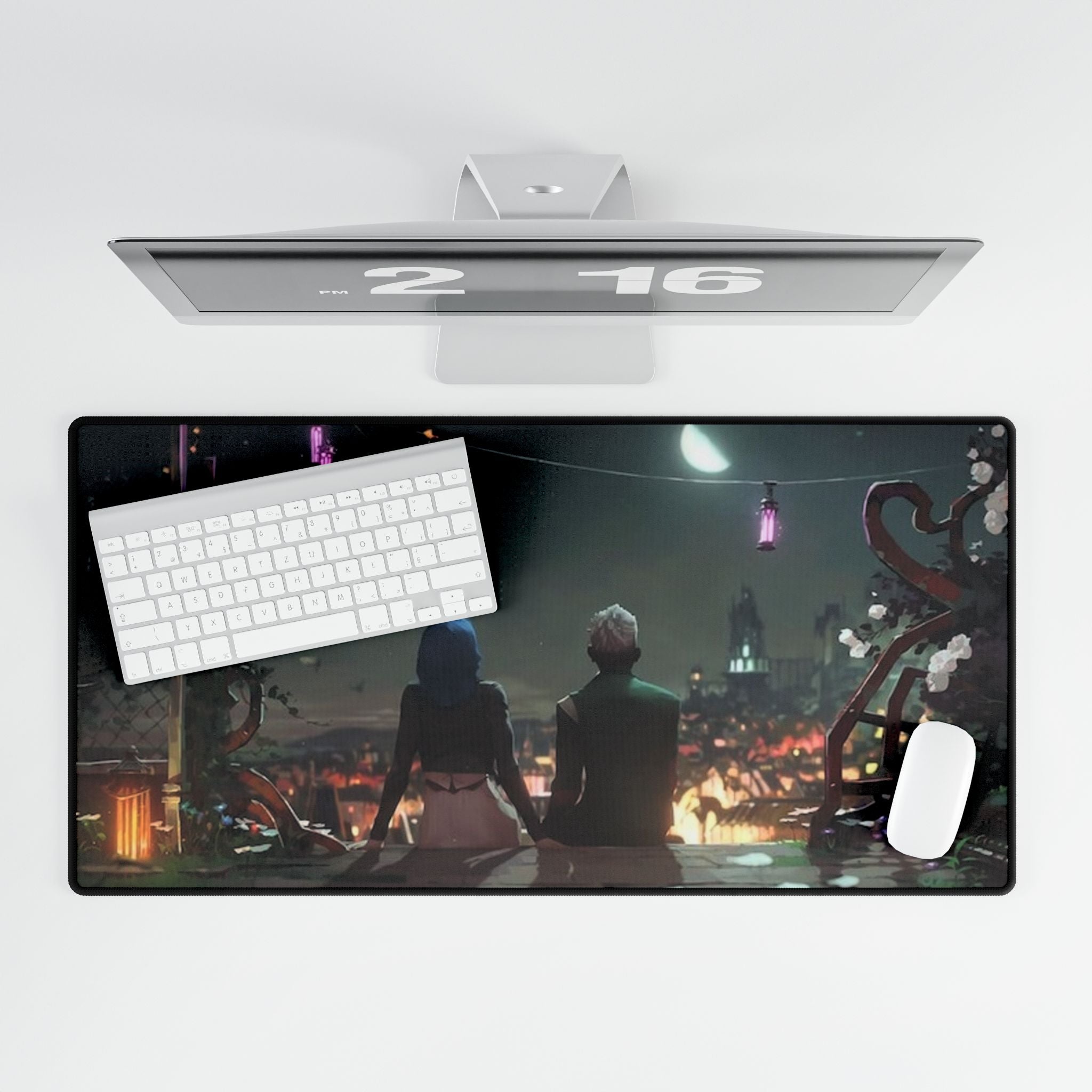 League of Legends Arcane Jinx & Ekko Desk Mat | XL Gaming Mouse Pad, 3 Sizes
