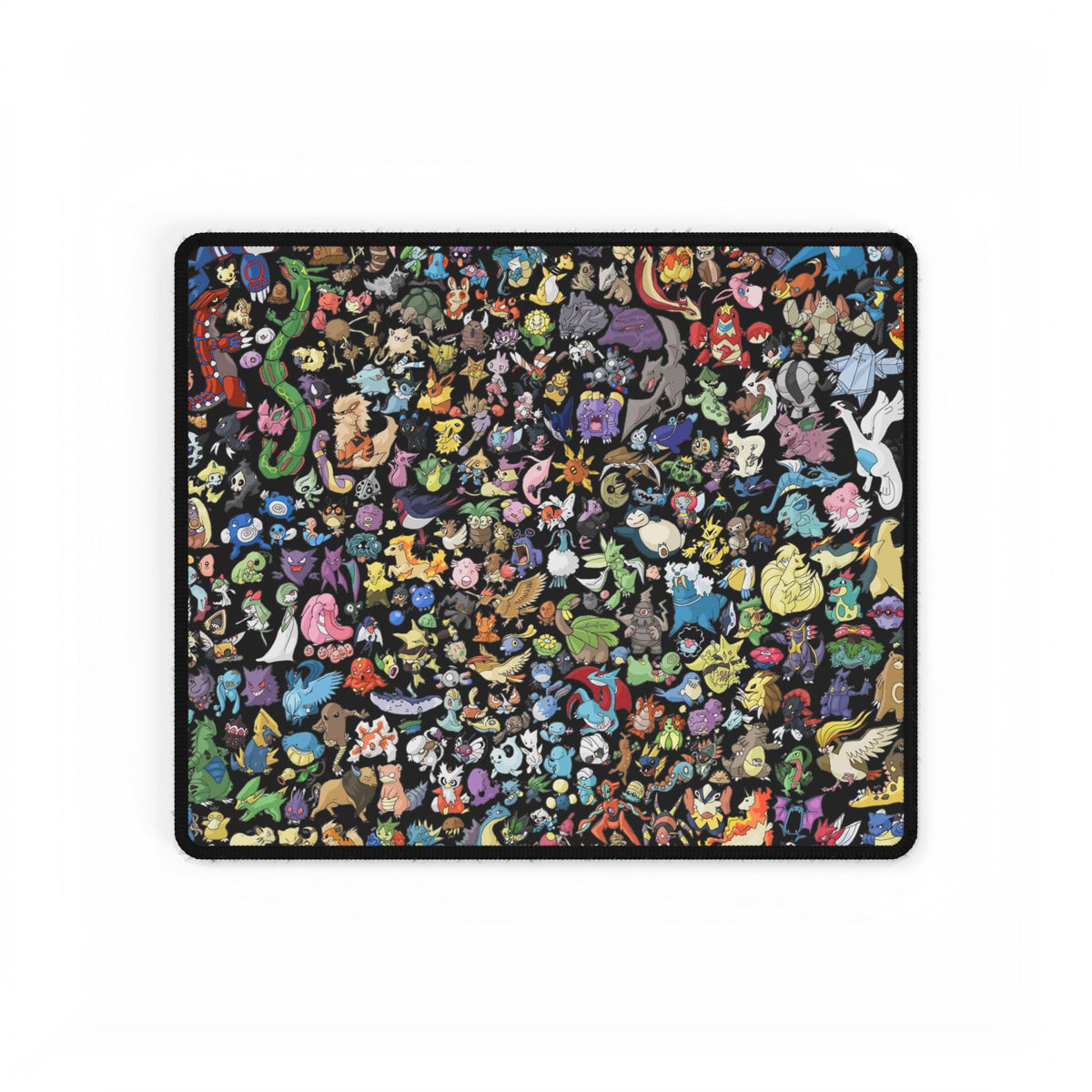 Pixel Monster Pattern Desk Mat | Large Gaming Mousepad