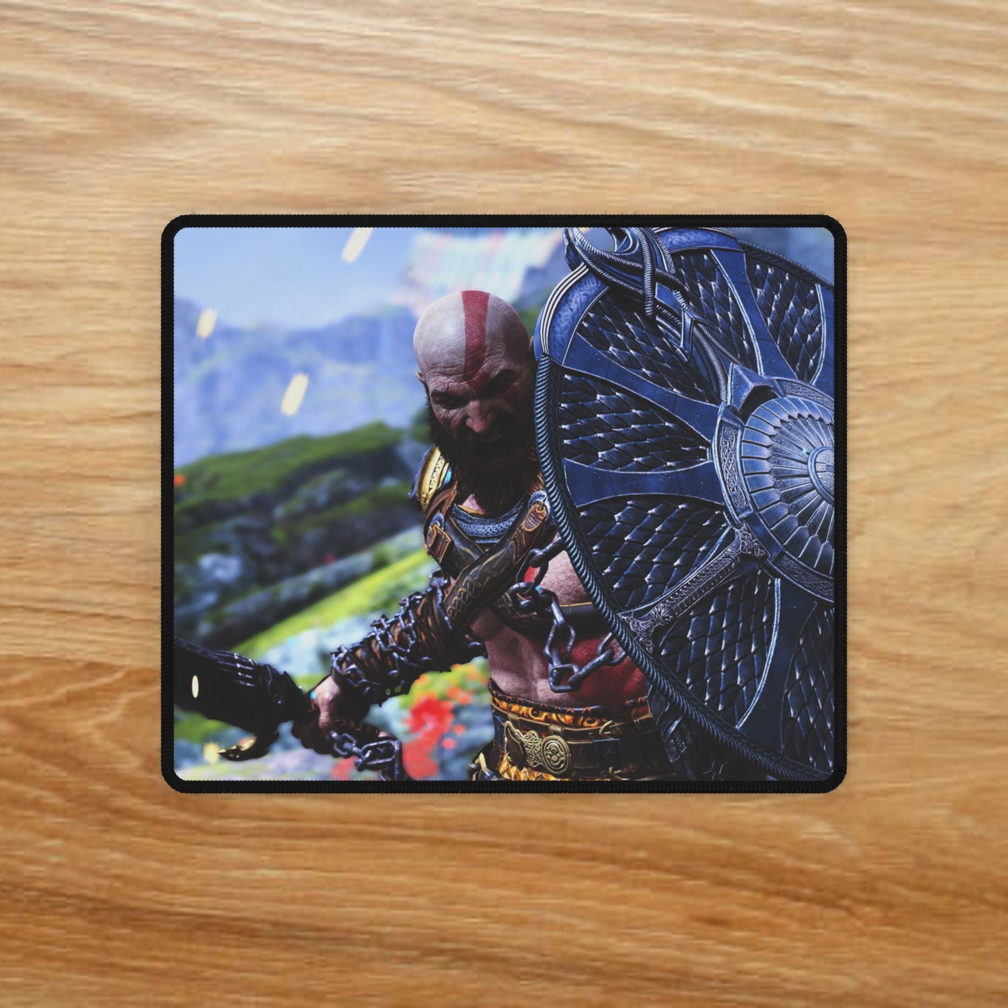 Kratos God of War Ragnarok Desk Mat | XL Gaming Mouse Pad, Gamer Gift
