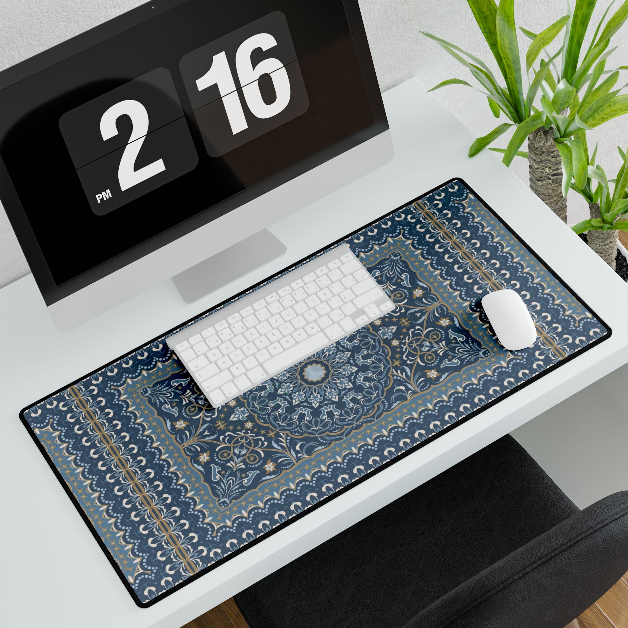 Persian Rug Desk Mat | Scratch & Stain Resistant Gaming & Office Mouse Pad