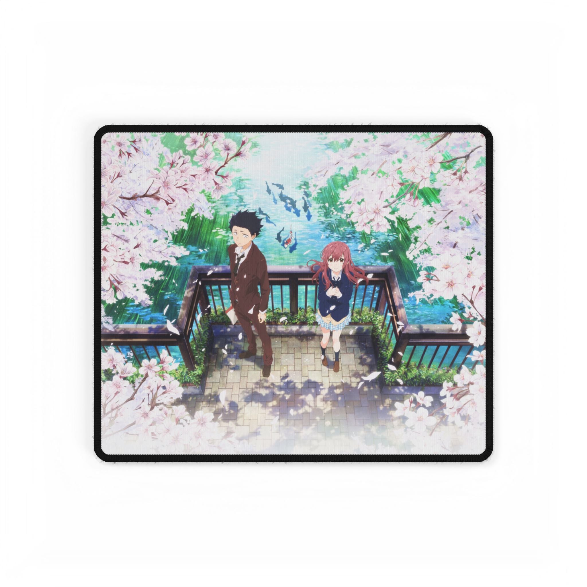 A Silent Voice Shouya & Shouko Desk Mat | XL Anime Gaming Mouse Pad, Non-Slip