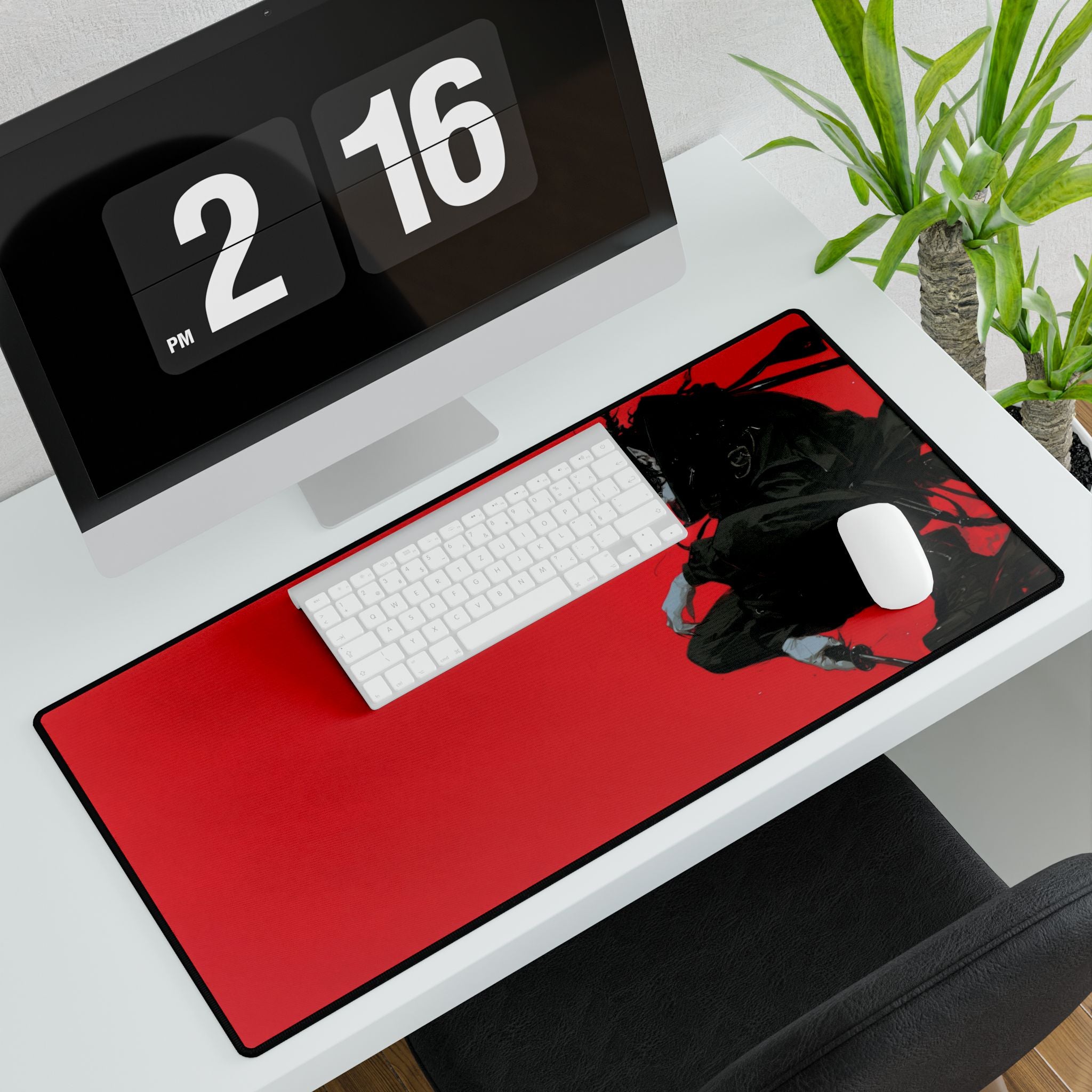 Demon Ninja Anime Boy Desk Mat | XL Gaming Mouse Pad, Non-Slip Anime Mousepad