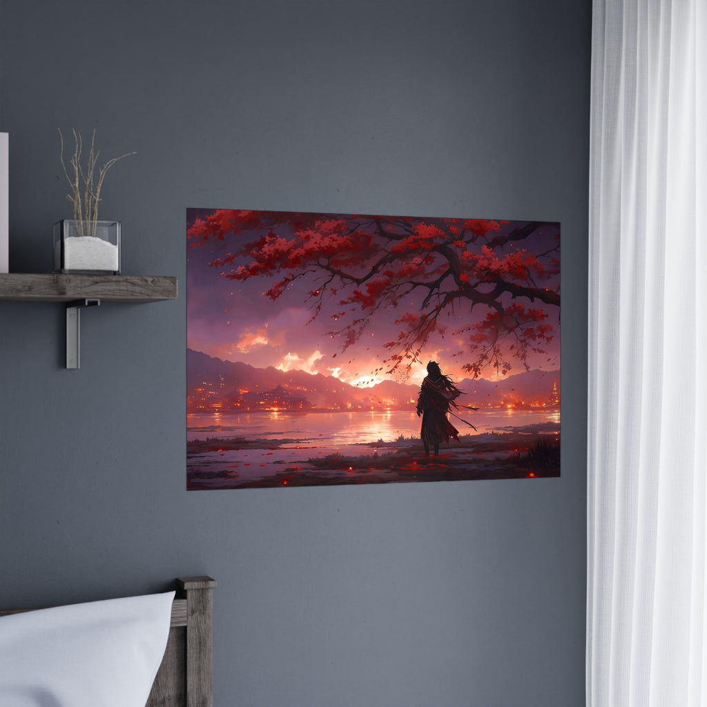 Reflections of a Fiery Sunset | Fine Art Matte & Photo Paper Wall Print