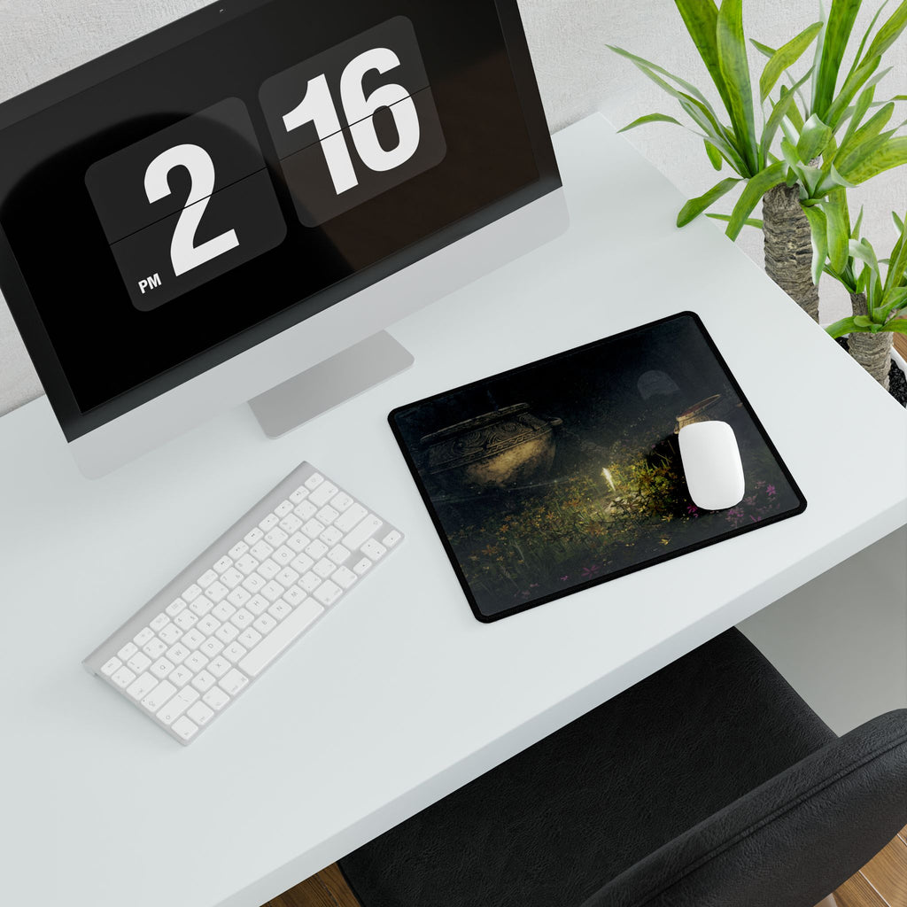 Elden Ring Pot Family Garden Desk Mat | Nature-Inspired Gaming Mouse Pad
