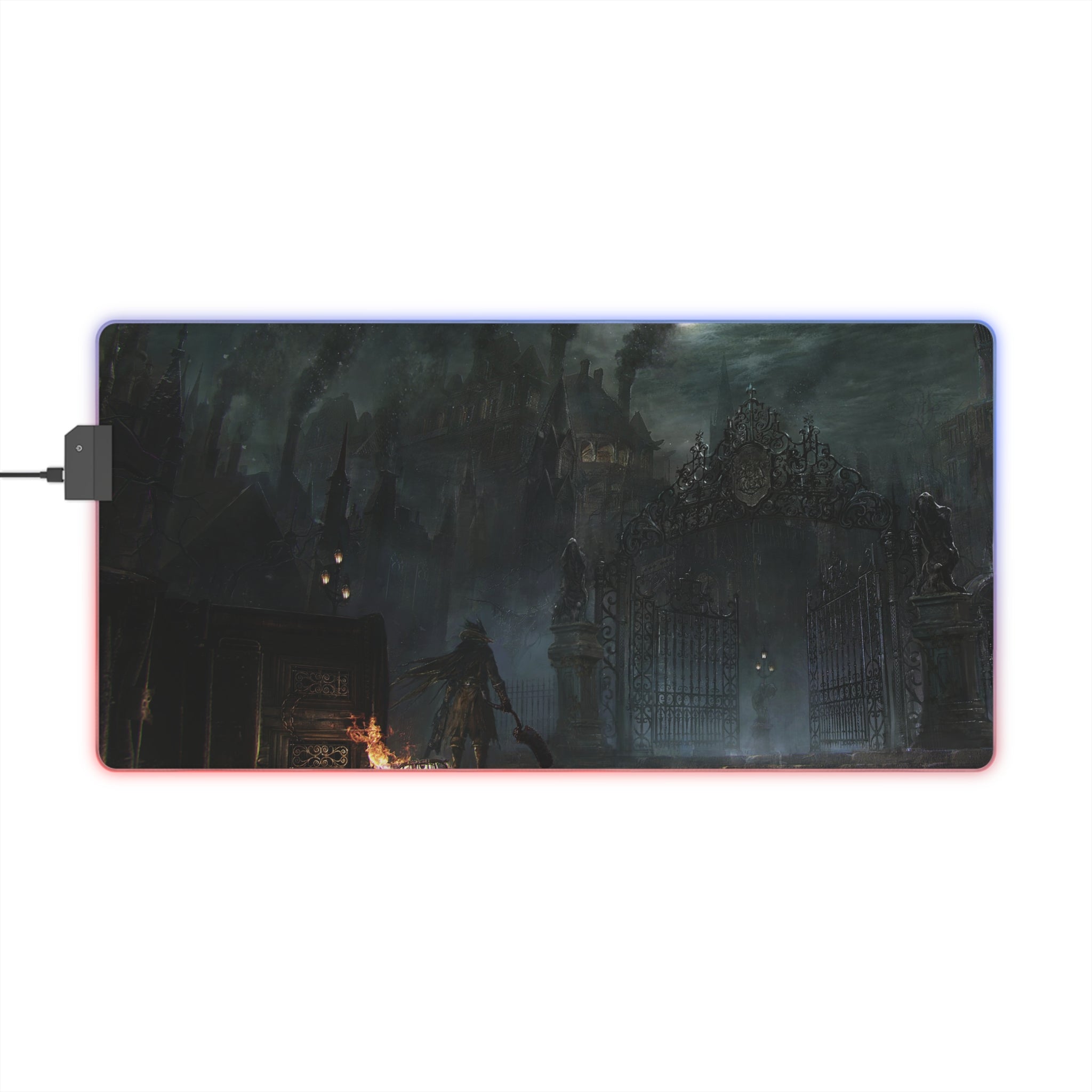 Elden Ring LED RGB Gaming Mouse Pad | Desk Mat with USB, Non-Slip, Gamer Accessories