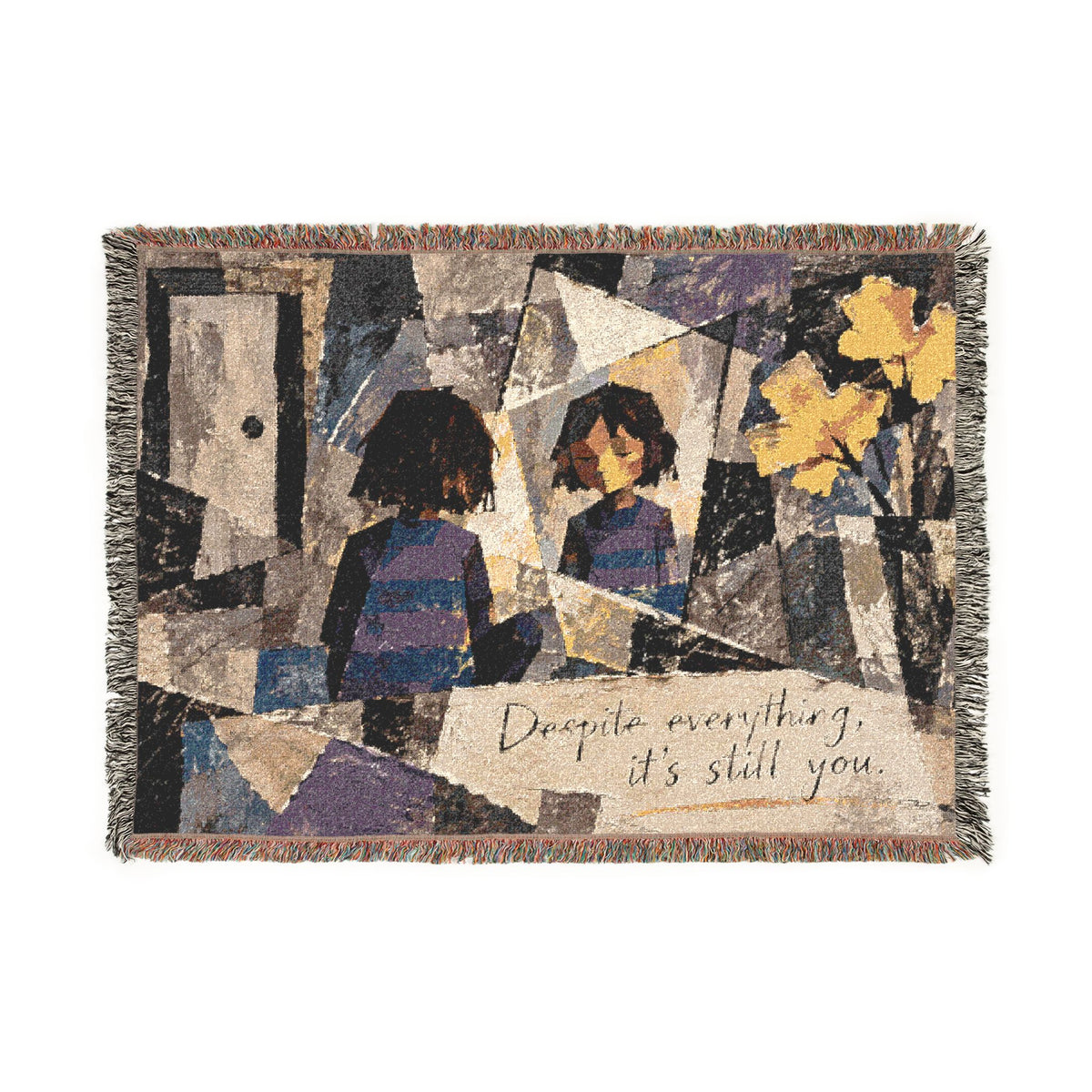 Despite Everything Its Still You Woven Blanket, Undertale Inspired Throw, Tapestry, Cozy Room Decor