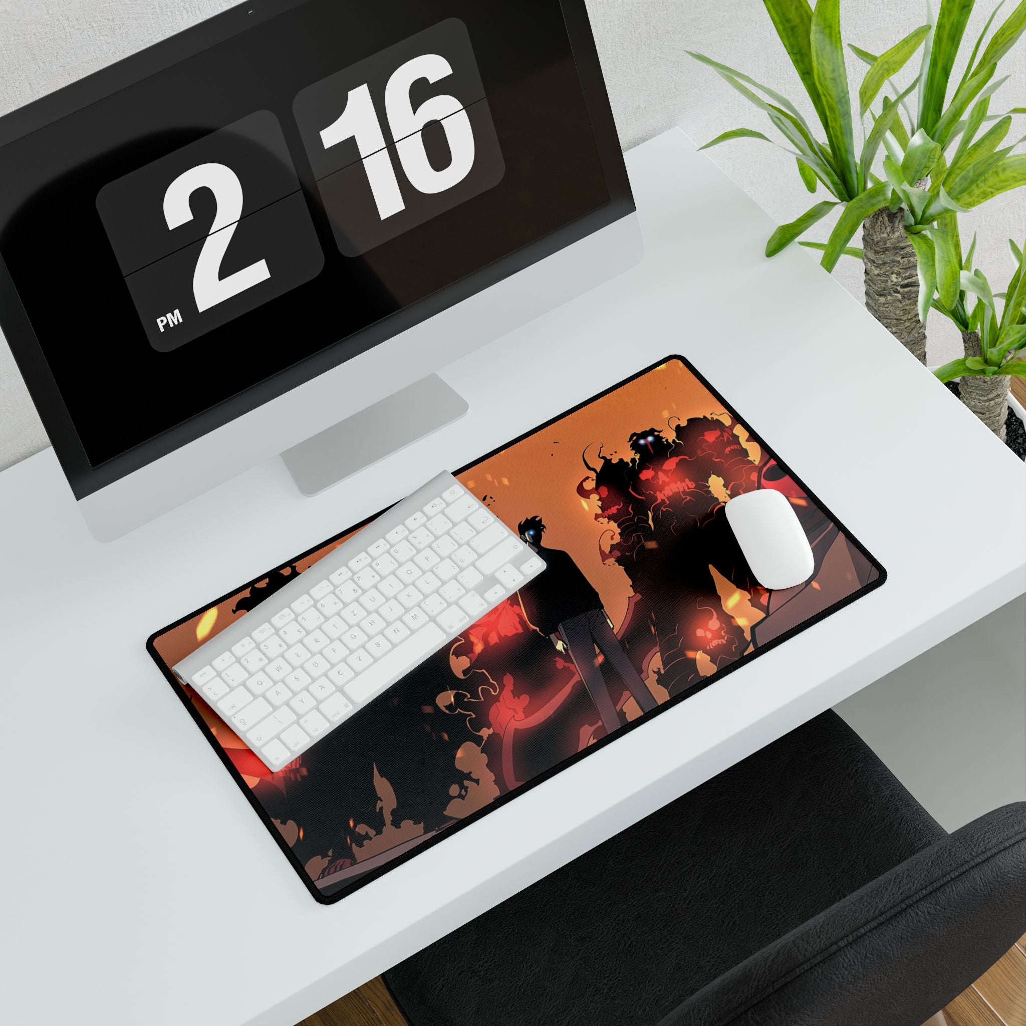 Solo Leveling Anime Desk Mat | XL Non-Slip Gaming Mouse Pad, Gamer Gift