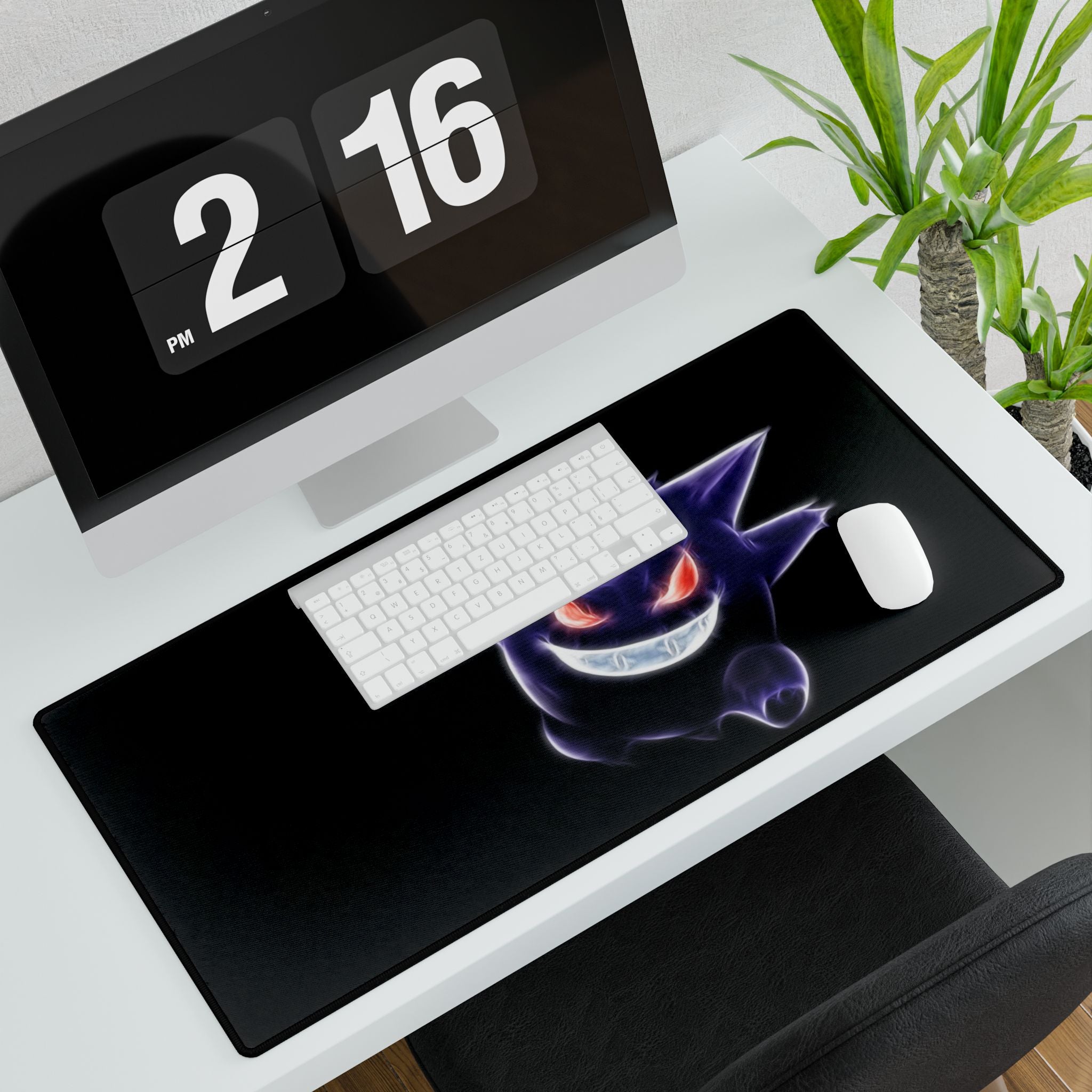 Gengar Anime Desk Mat | XL Gaming Mouse Pad, Non-Slip Pokémon Mousepad