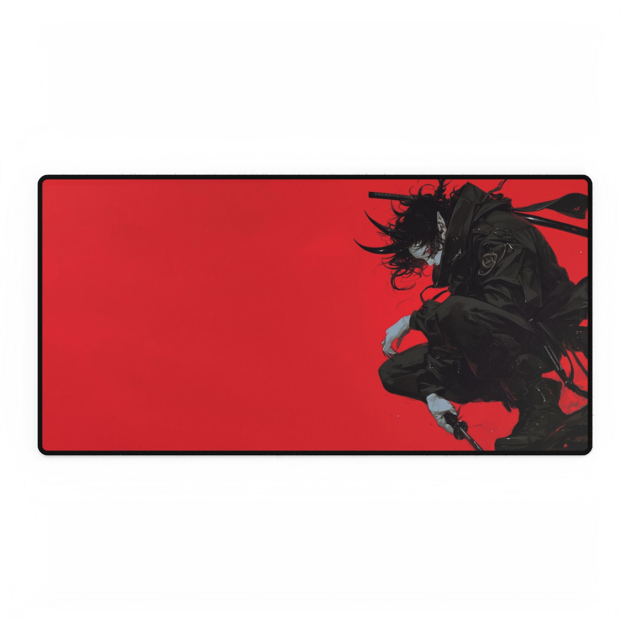 Demon Ninja Anime Boy Desk Mat | XL Gaming Mouse Pad, Non-Slip Anime Mousepad