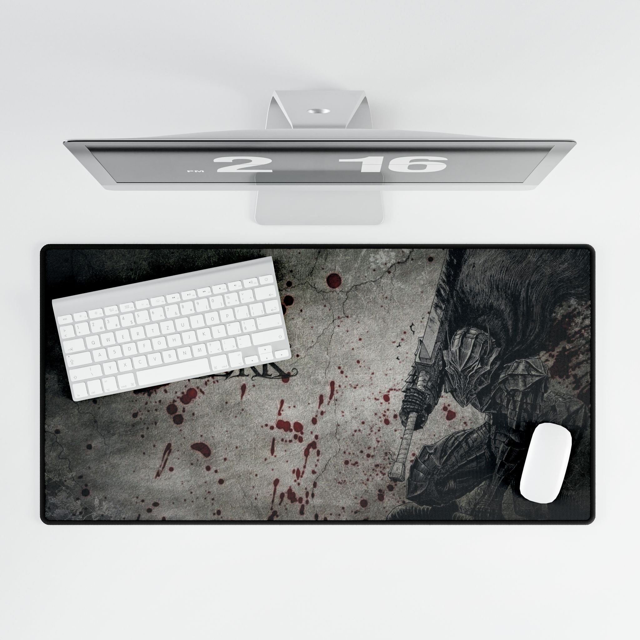 Berserk Title, Guts Armor, Anime Mousepad - High-Quality, Non-Slip, Anime Gaming Mat
