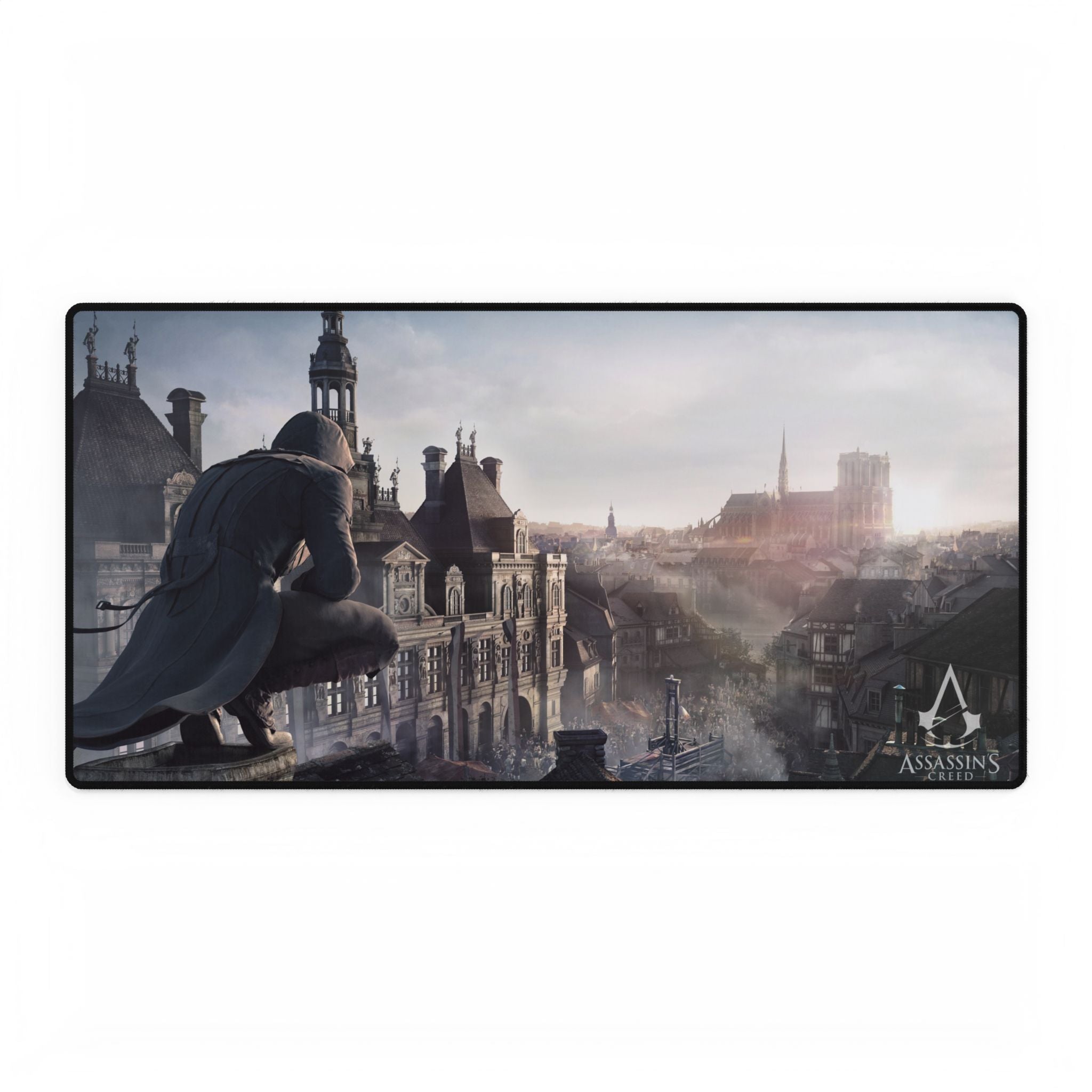 Arno Dorian - Assassin's Creed Unity Inspired Gaming Desk Mat, Ergonomic Mouse Pad, Office Decor, Video Game Accessories, Custom Desk Pad