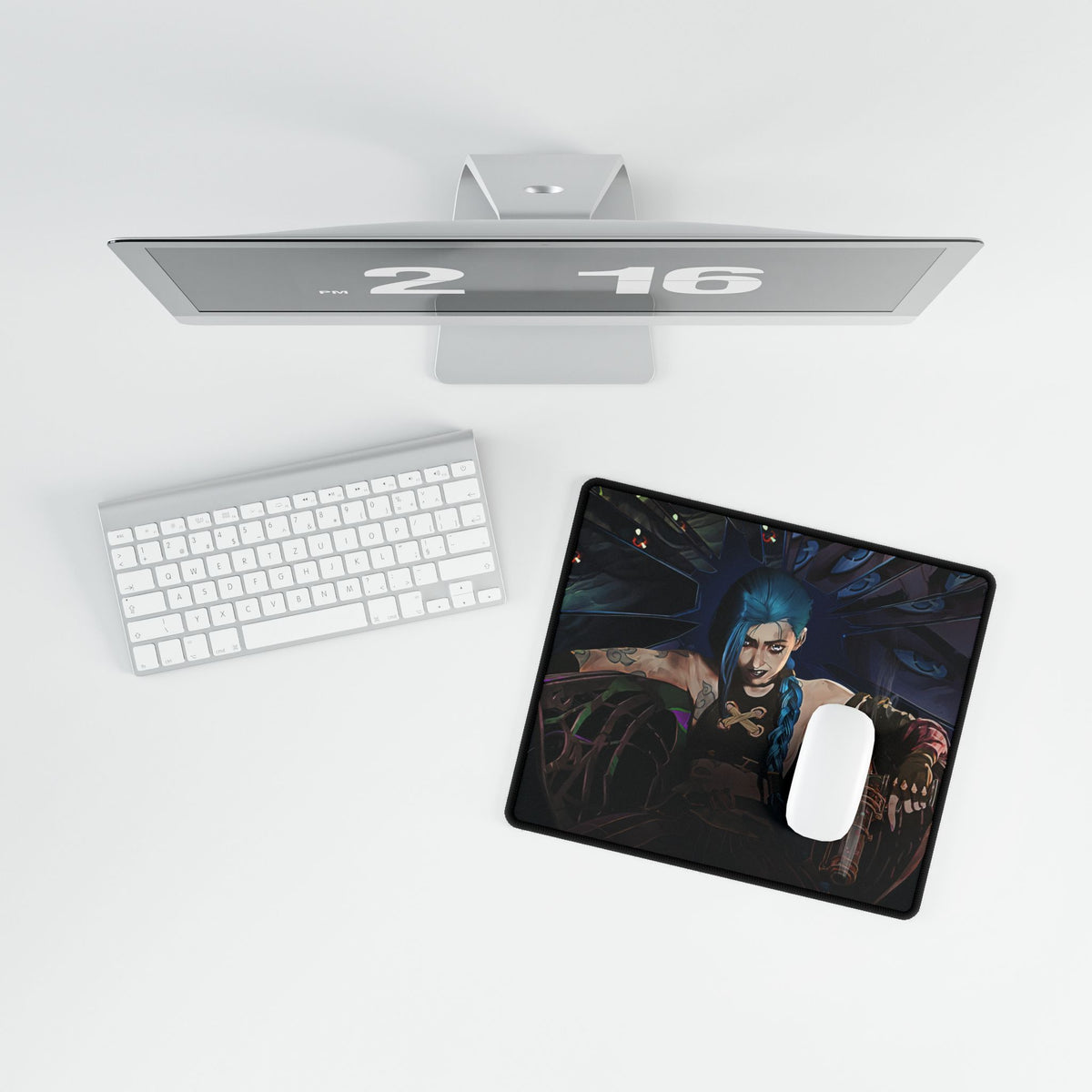 Arcane Jinx Desk Mat - Non-Slip Surface, Anti-Fray Edges, Smooth, Durable - Gaming, Work, Study, Office Accessories, Mouse Pad, Computer