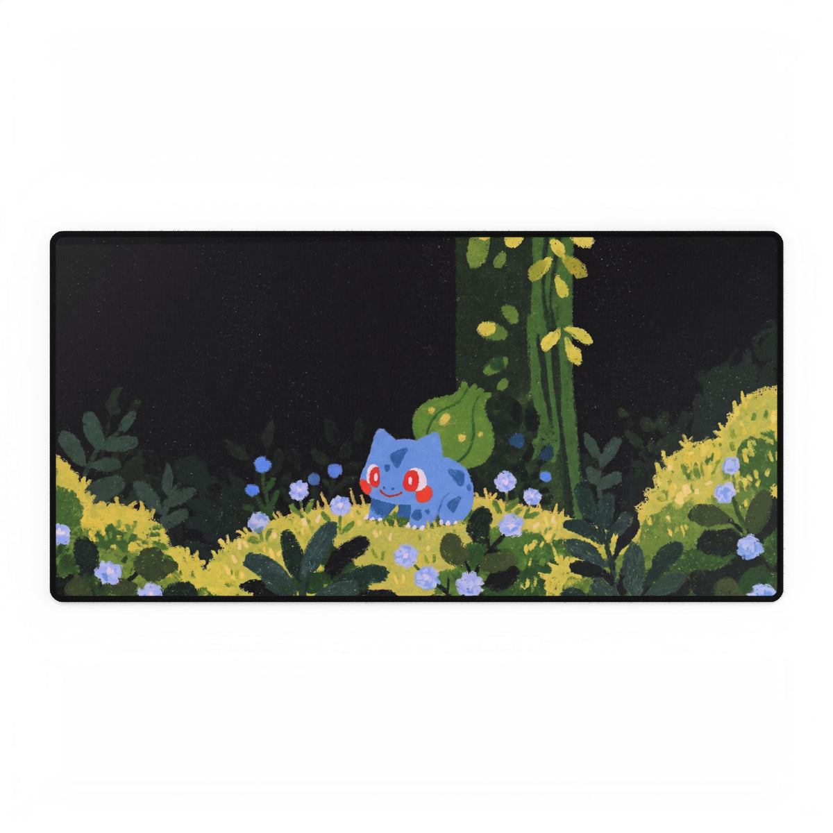 Animal in Flower Meadow Desk Mat | Gaming Mouse Pad