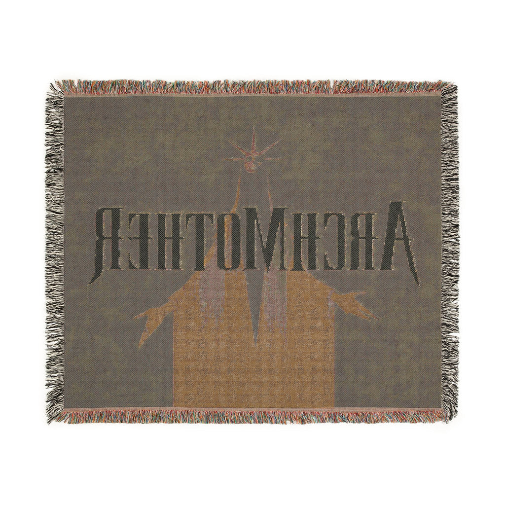 Deadlock Archmother Woven Blanket, 100% Cotton Throw with Fringe, Gothic Gaming Decor, Gamer Gift