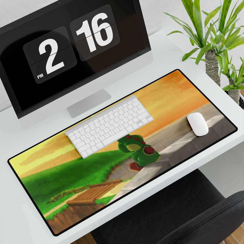 Sunset Yoshi Scene Desk Mat | Gaming Mouse Pad