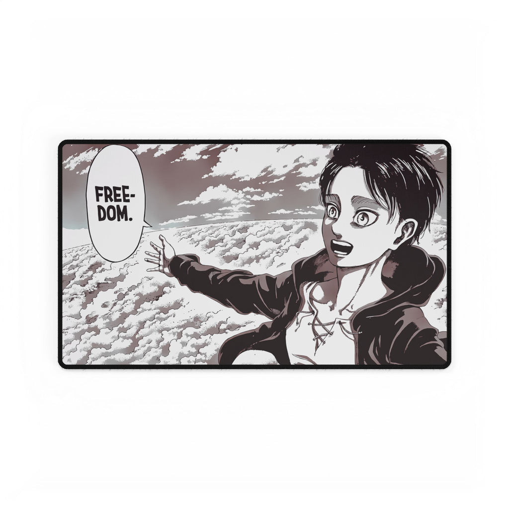 Attack on Titan Eren Yeager Desk Mat | XL Anime Gaming Mouse Pad