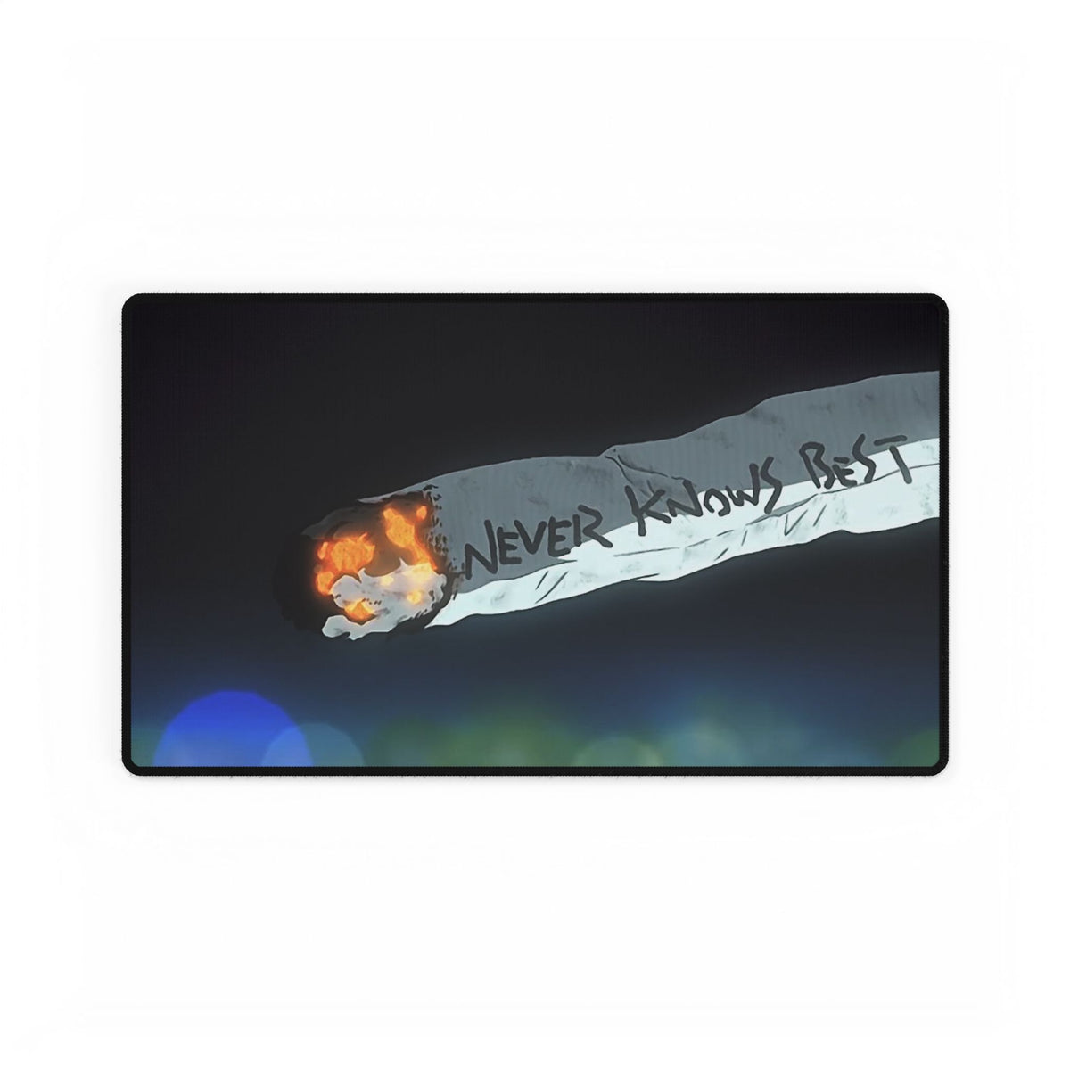 Never Knows Best cigarette FLCL Anime art Desk Mat | anime aesthetic gaming mousepad