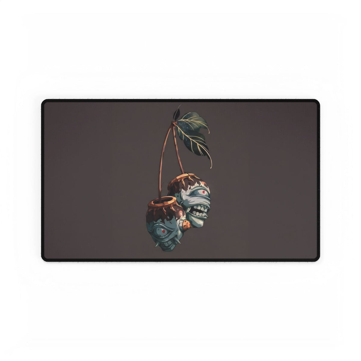 Wilted JJK Blue Roses Desk Mat | Dark Botanical Mousepad