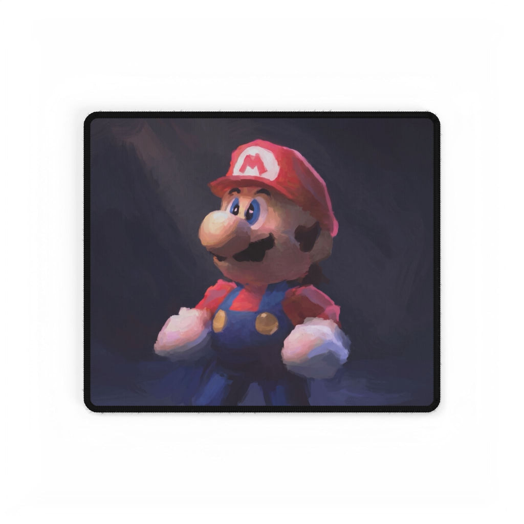 Plush Mario Character Desk Mat | Gaming Mouse Pad