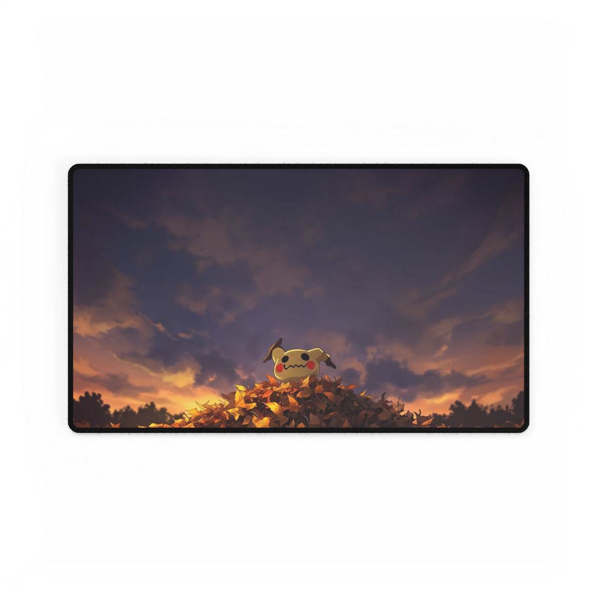 Sunset PeekAtYou Illustration Desk Mat | Anime Gaming Mousepad