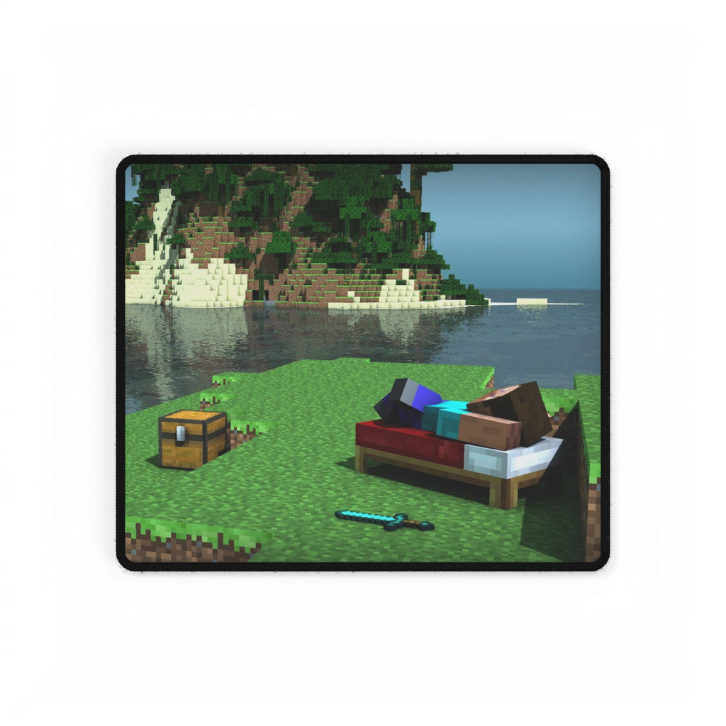 Minecraft Steve Resting Desk Mat | XL Gaming Mouse Pad, Unique Gamer Gift