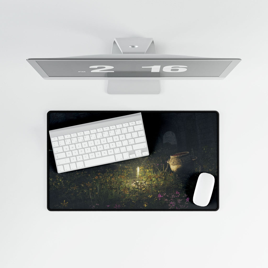 Elden Ring Pot Family Garden Desk Mat | Nature-Inspired Gaming Mouse Pad