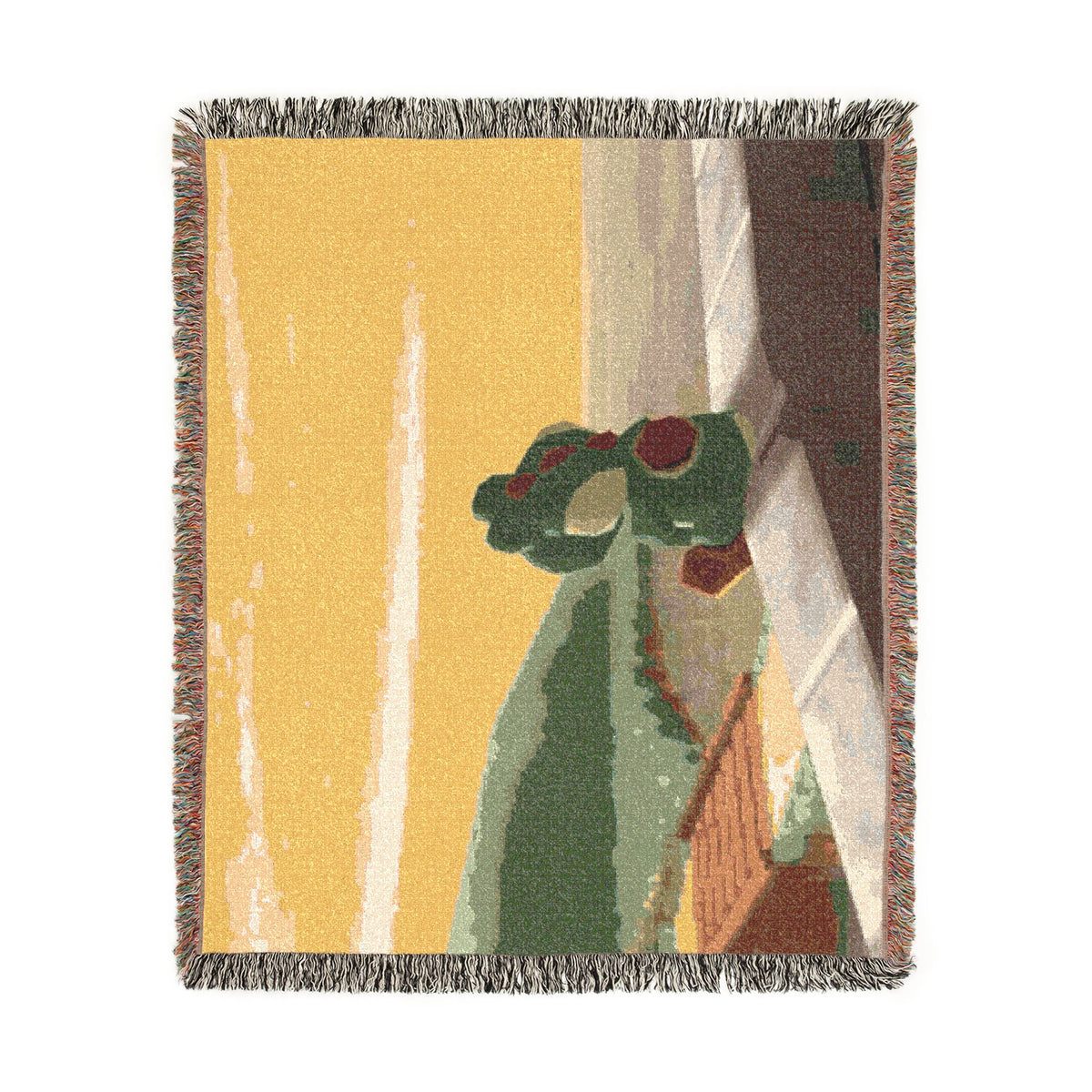 Yosh-i Coastal Sunset Scene Woven Blanket | Scenic Throw