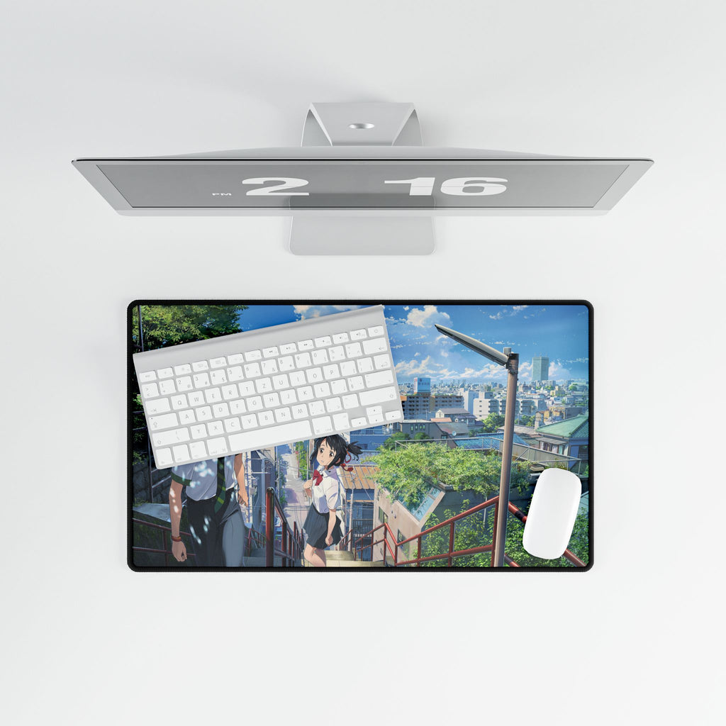 Your Name Taki & Mitsuha Desk Mat | XL Anime Gaming Mouse Pad, Non-Slip