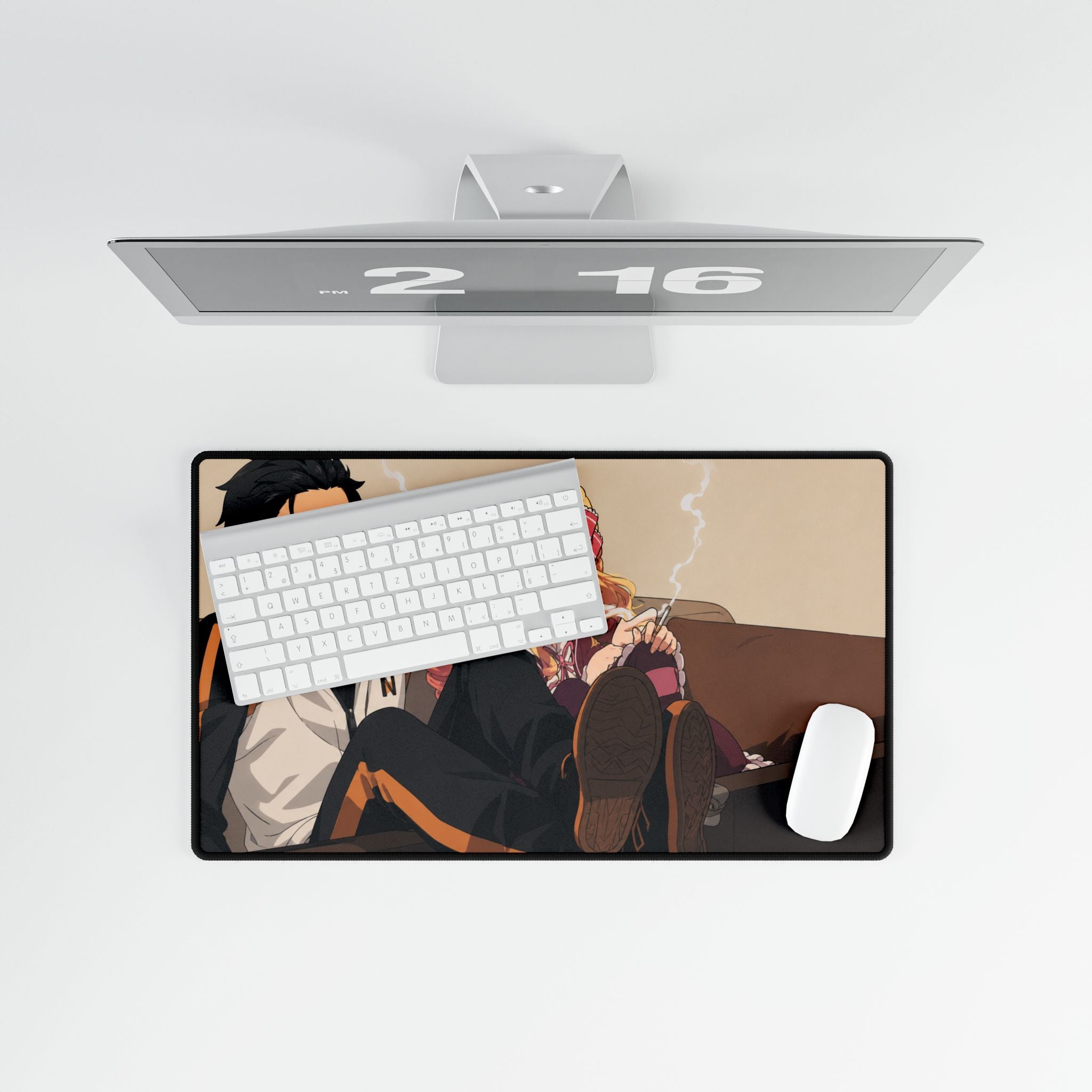 RE:zero Desk Mat — Relaxed Lounge Gaming/Office Mouse Pad