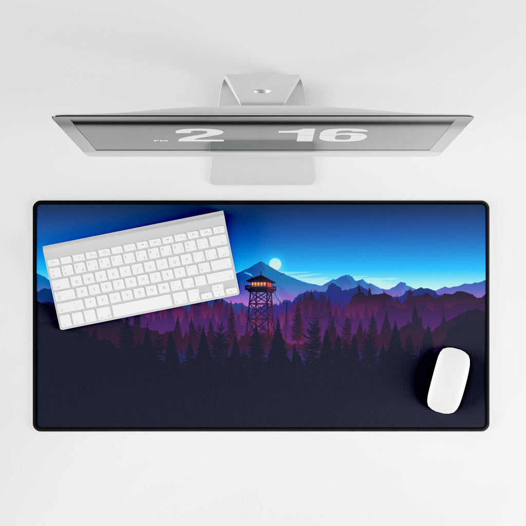 Firewatch Landscape Desk Mat | XL Gaming Mouse Pad, Computer Desk Accessory