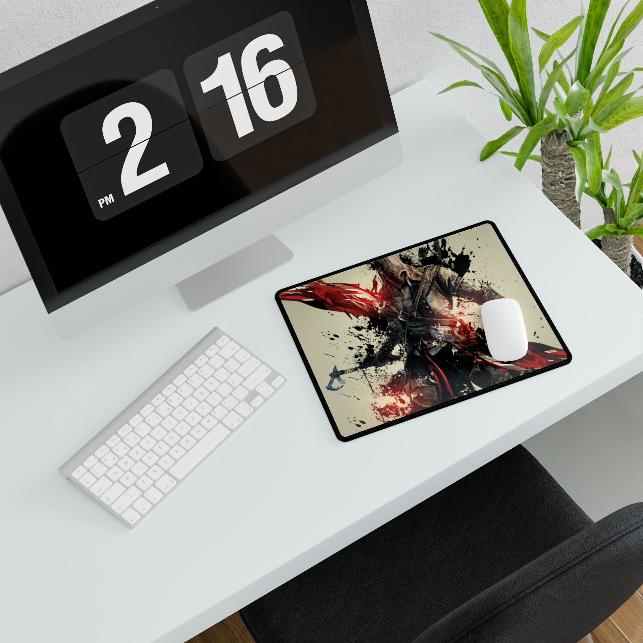 Assasin's Creed 3 Connor - Gamer Desk Mat, Modern Decor, Unique Gift for Gamers, Desk Accessories