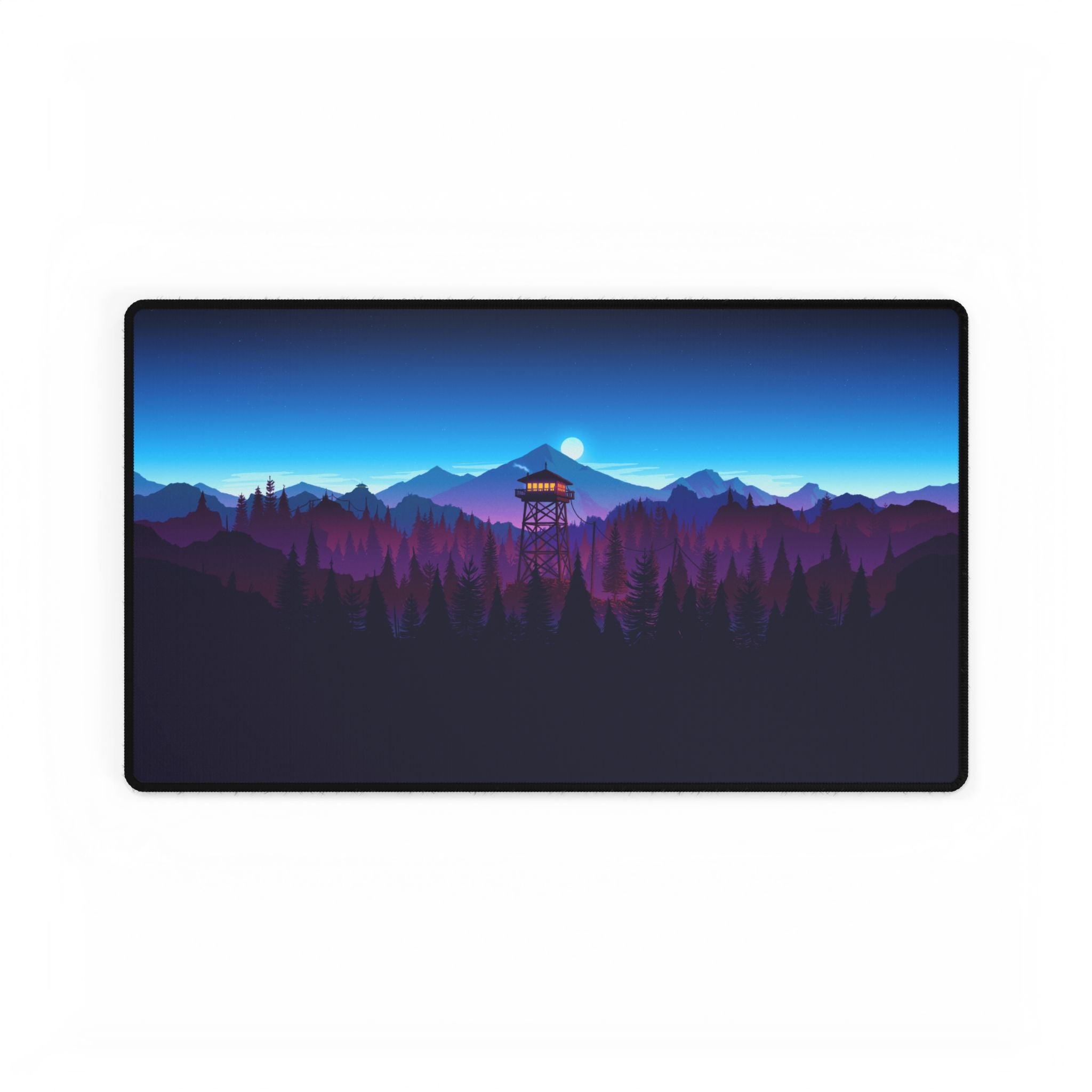 Firewatch Landscape Desk Mat | XL Gaming Mouse Pad, Computer Desk Accessory