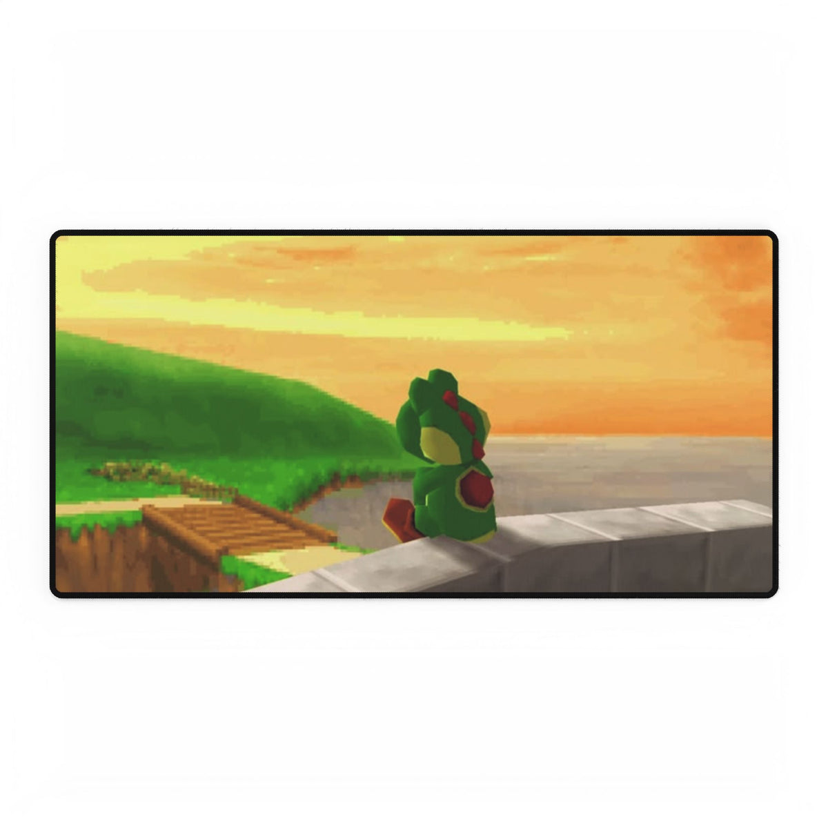 Sunset Yoshi Scene Desk Mat | Gaming Mouse Pad