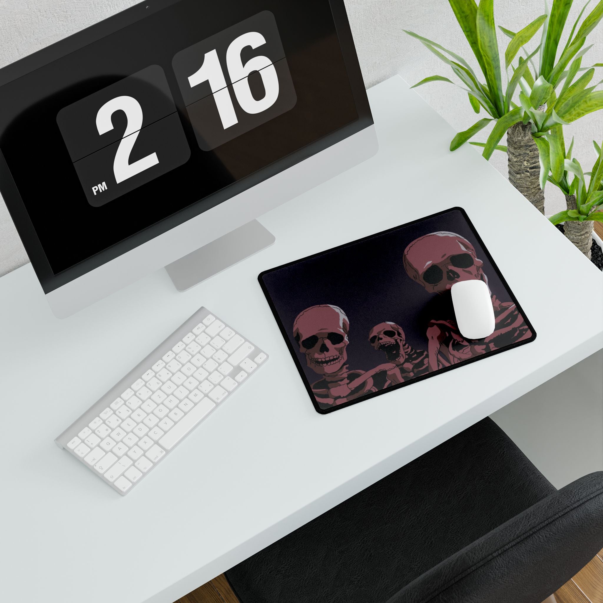 Berserk Eclipse Skeleton Desk Mat | XL Anime Gaming Mouse Pad, Non-Slip