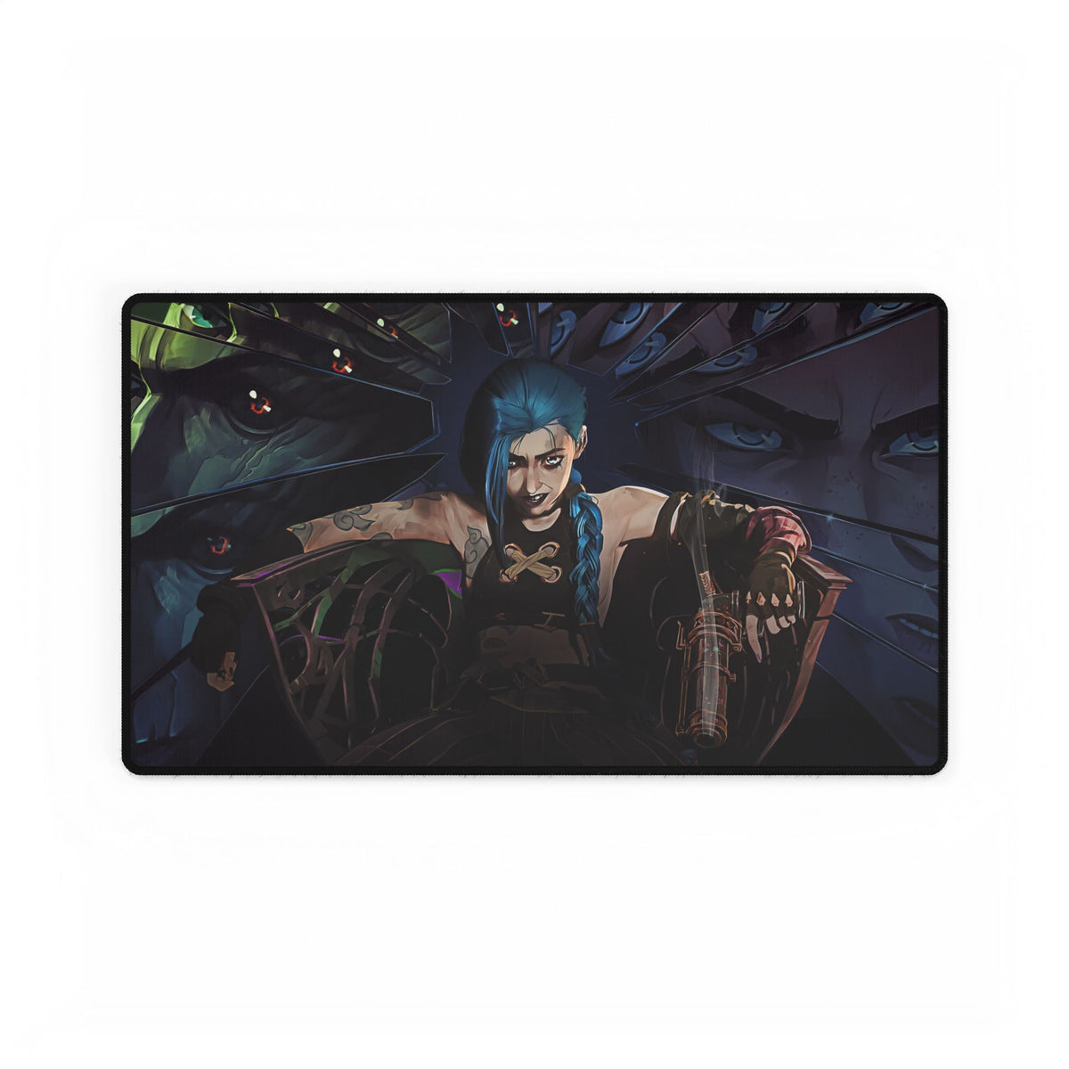 Arcane Jinx Desk Mat - Non-Slip Surface, Anti-Fray Edges, Smooth, Durable - Gaming, Work, Study, Office Accessories, Mouse Pad, Computer