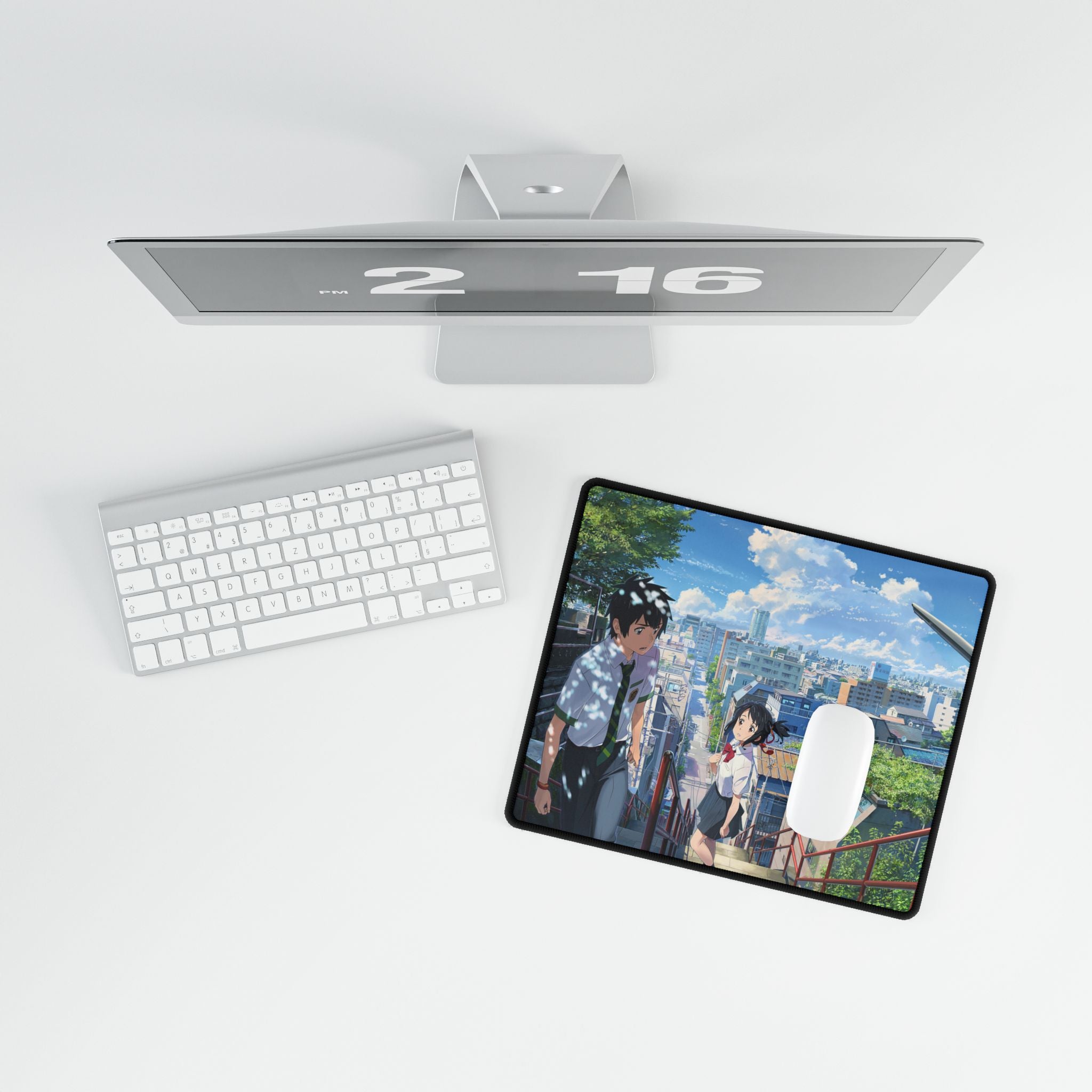 Your Name Taki & Mitsuha Desk Mat | XL Anime Gaming Mouse Pad, Non-Slip