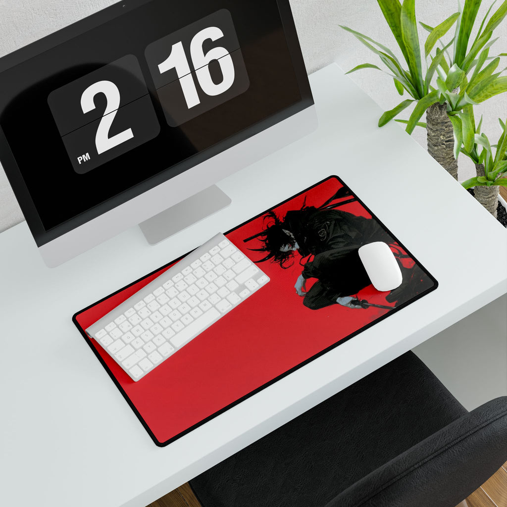 Demon Ninja Anime Boy Desk Mat | XL Gaming Mouse Pad, Non-Slip Anime Mousepad