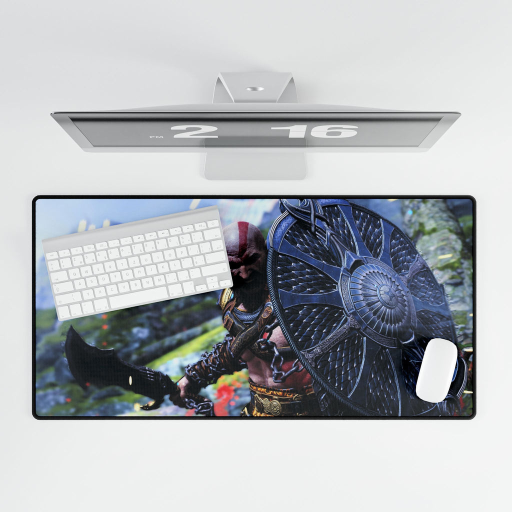 Kratos God of War Ragnarok Desk Mat | XL Gaming Mouse Pad, Gamer Gift