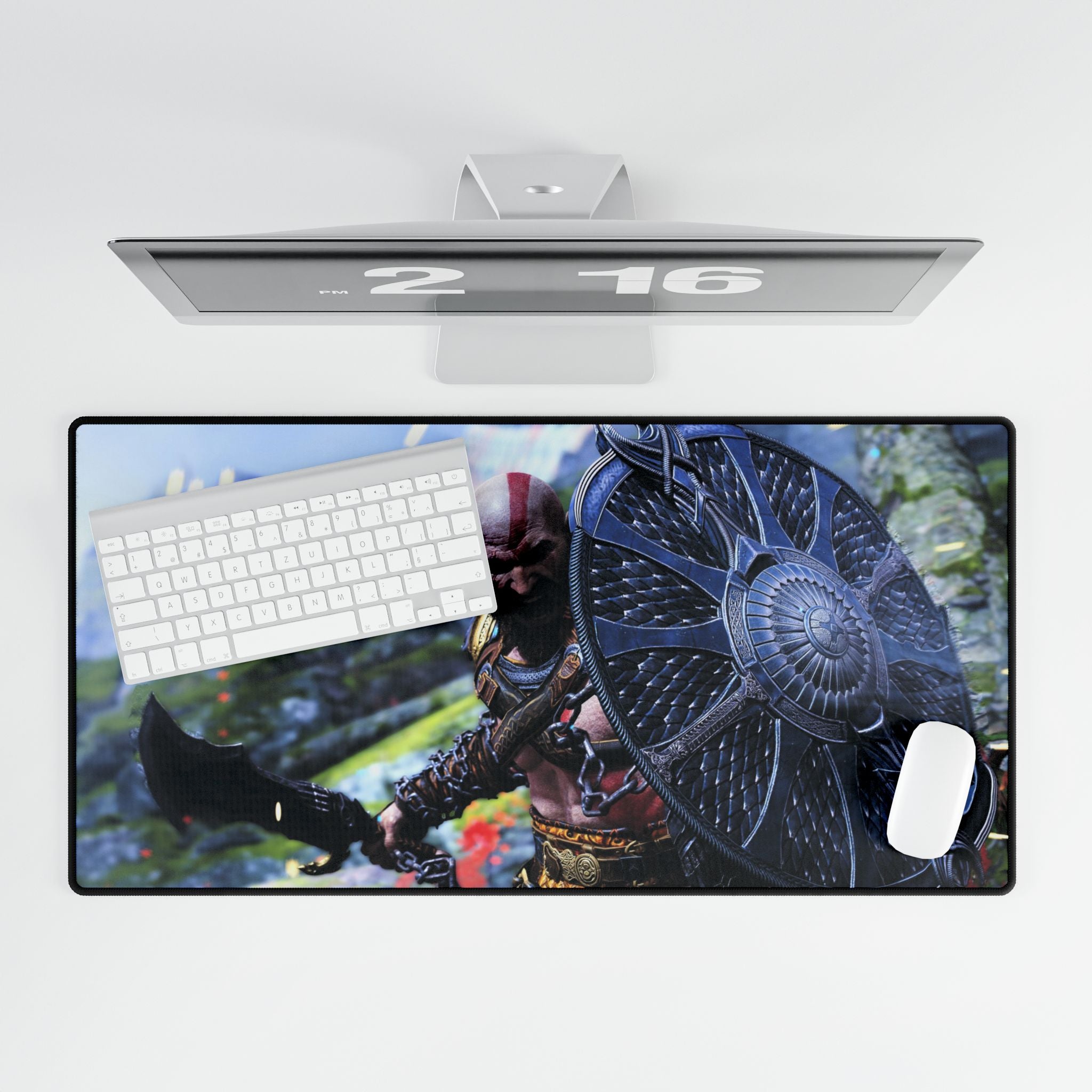 Kratos God of War Ragnarok Desk Mat | XL Gaming Mouse Pad, Gamer Gift