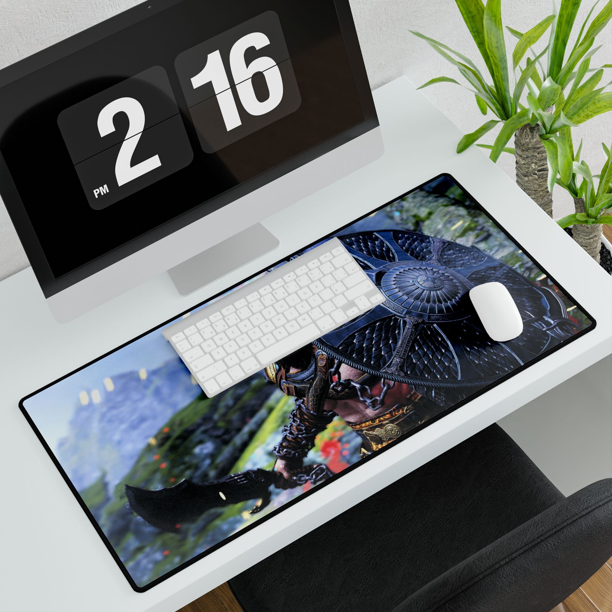 Kratos God of War Ragnarok Desk Mat | XL Gaming Mouse Pad, Gamer Gift