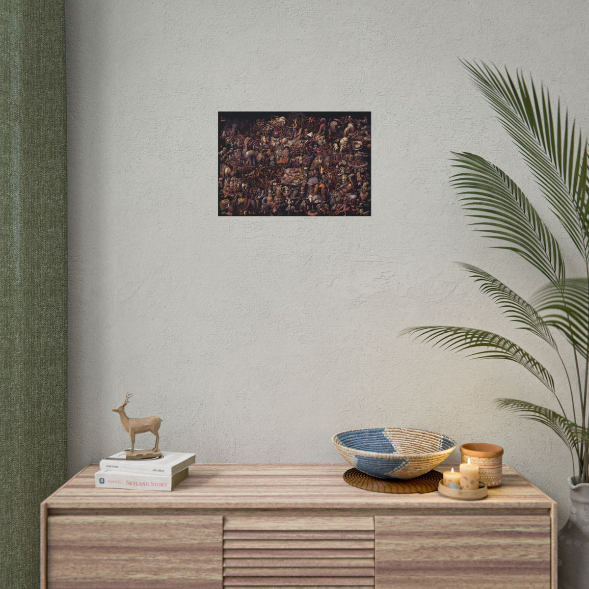 Thought Cabinet Poster, Disco Elysium Inspired Wall Art, Dark Surreal Collage Print, Detective RPG Decor, Rolled Fine Art Poster