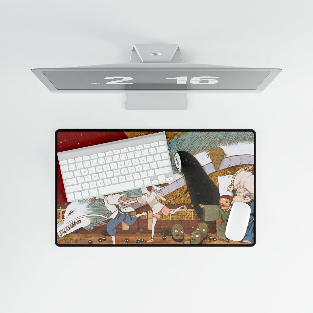 Spirited Away Anime Desk Mat | XL Gaming Mouse Pad, Studio Ghibli Home Office Decor
