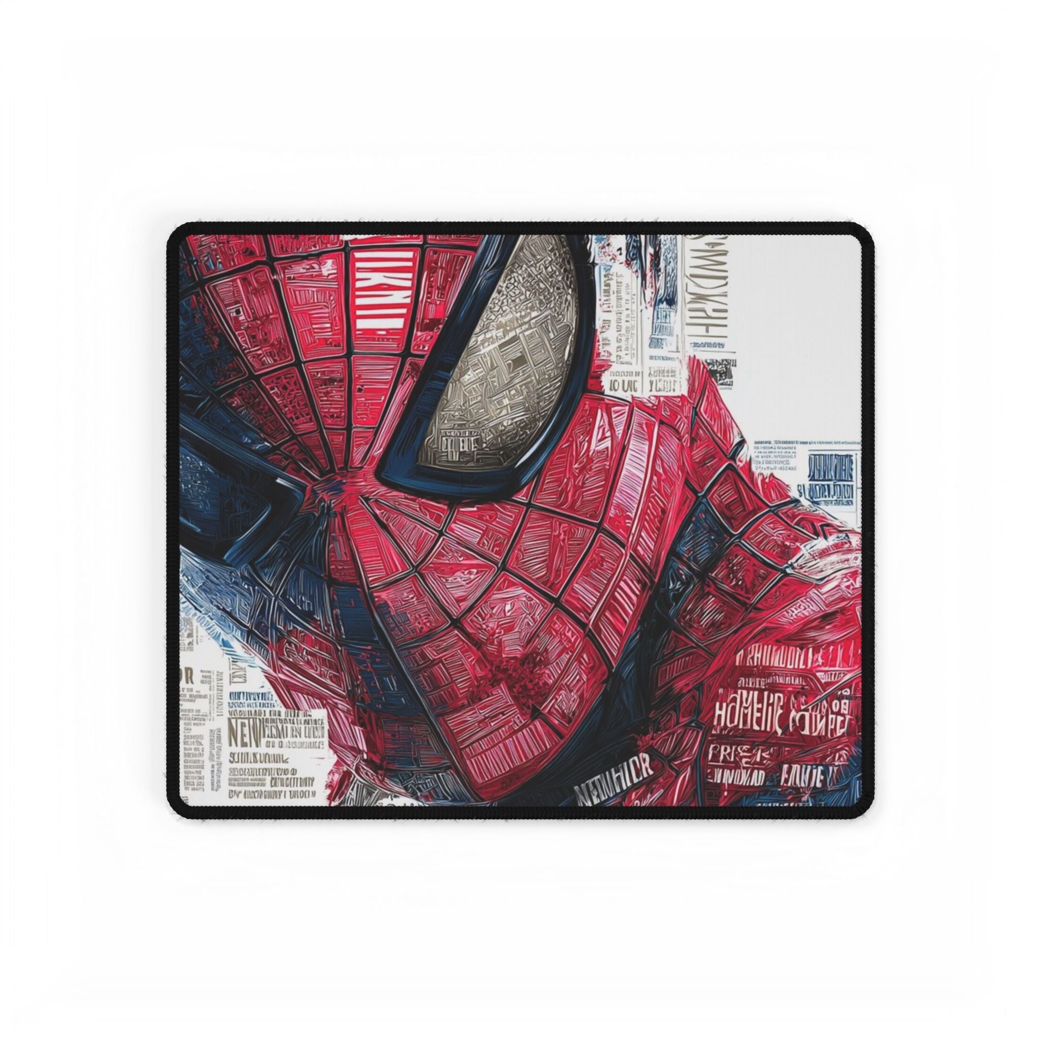 Comic Spider-Man Newspaper Masked Hero Desk Mat | XL Gaming Mouse Pad