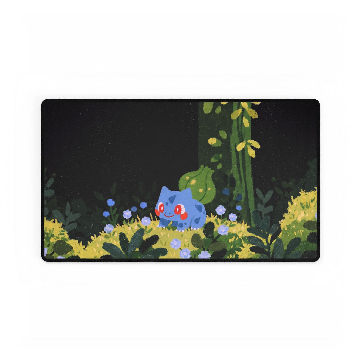 Animal in Flower Meadow Desk Mat | Gaming Mouse Pad