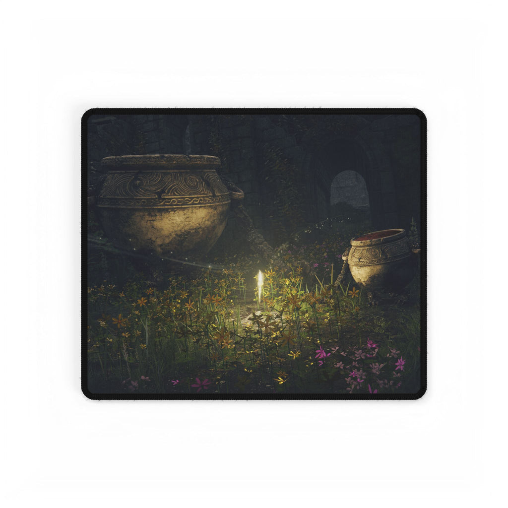 Elden Ring Pot Family Garden Desk Mat | Nature-Inspired Gaming Mouse Pad