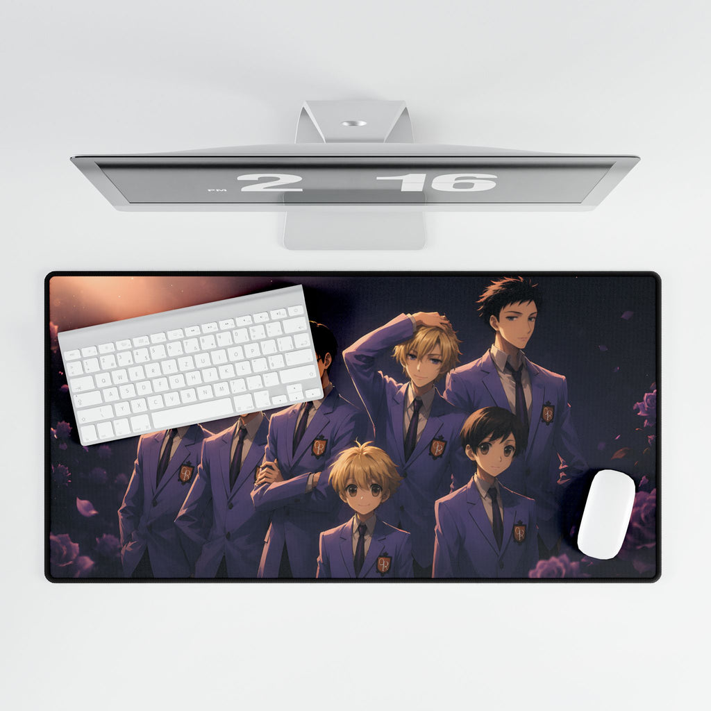 Anime School Uniform Boys Desk Mat | Large Gaming Mouse Pad