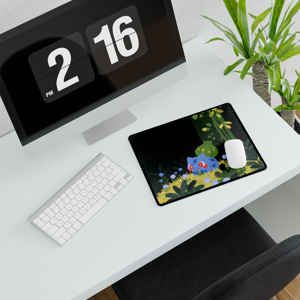 Animal in Flower Meadow Desk Mat | Gaming Mouse Pad